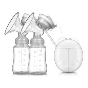 BreastPumps Electric Double Pump USB BPA gratis pompen Babyvoeding met verpleegkussens en Melkopslag Gift Set 230329