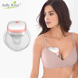 BreastPumps Lily Kiss Wearable Electric Breast Pump Geen nodig voor handmatig draagbare draadloze borstpomp Pijnloos 28/20 mm 1Pack D240517