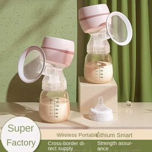Pompe poitrine de lait électrique portable avec un tireur de lait à écran LED pour l'allaitement à faible bruit 200 ml de bouteille de lait gratuite BPA D240517