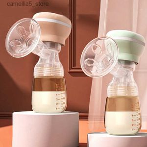 Breastpumps Portable Electric Breast Pump USB Chargable Silent Portable Milk Extractor Automatic Milker Comfort Breastfeeding Q231119