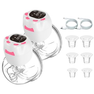 Tire-lait Pompes électriques portables Pompe portable mains libres Accessoires pour bébé sans BPA born Comfort Milk Collector 230504