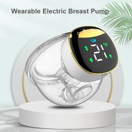 Tire-lait Portable Électrique Silencieux Wearable HandsFree né Confort Lait ctor Trayeur Automatique Un Allaitement Gratuit 221119