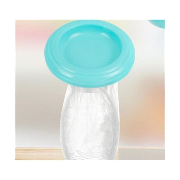 Tire-lait Sile Tire-lait Manuel Anti Débordement Pratique Collecteur De Lait Lactation Alimentation Sécurité Bébé Inverseur Bleu Couleur 6 4Xy Dhvfo