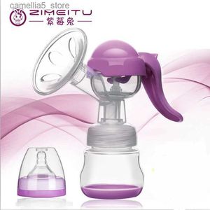 Tire-lait ZIMEITU tire-lait nouvelle arrivée 150ML pompes à lait bébé mamelon pompe femmes alimentation manuel tire-lait sans BPA avec boîte de vente au détail Q231120