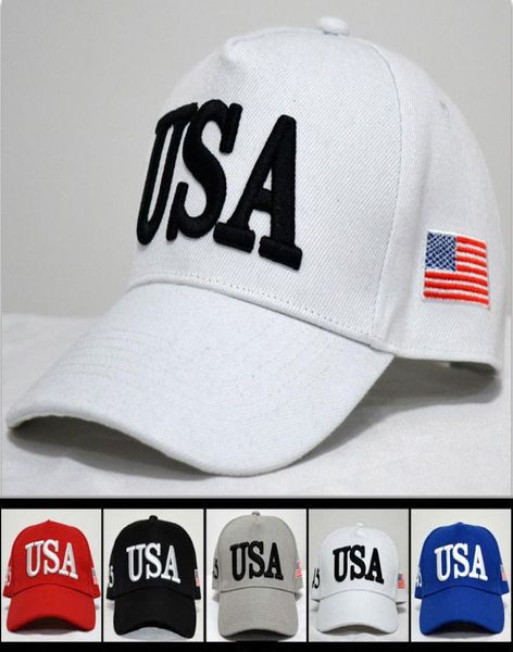 Gorras ajustables transpirables Trump USA 45 números gorra de béisbol Hip Hop para primavera y verano gorra con visera roja B R7105817