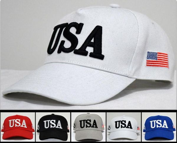 Gorras ajustables transpirables Trump USA 45 números Gorra de béisbol Hip Hop para primavera y verano Gorra con visera Rojo B R2408508