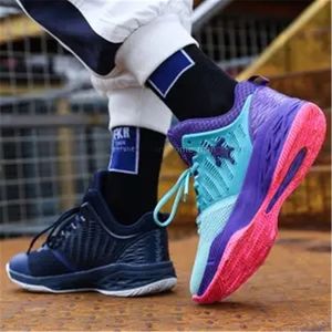 Chaussures de basket-ball respirantes et confortables pour hommes, baskets de sport et d'extérieur unisexes de haute qualité l89