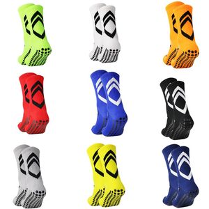 Chaussettes de vélo en nylon respirantes et à séchage rapide pour hommes et femmes chaussettes de sport basket-ball tennis ski chaussettes de football antidérapantes