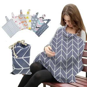 Breathable Baby Feeding Nursing Covers Mum Breastfeeding Poncho Cover Up Adjustable Privacy Apron Outdoors Cloth 240131