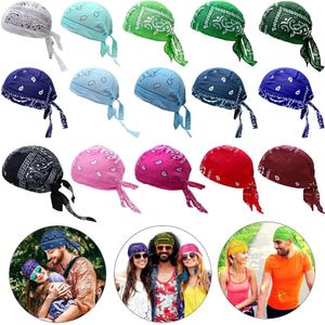 Bicicleta de enfriamiento transpirable Bicicleta rápida Bandana Pirata Pirata Tap Invelador Ciclismo Diadema para hombres y mujeres 240416