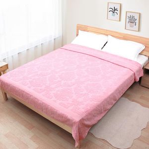 Ademend katoenen thermische worp handdoekdeksel voor bedbank plaid home decor zacht ademend comfortabel comfortabel