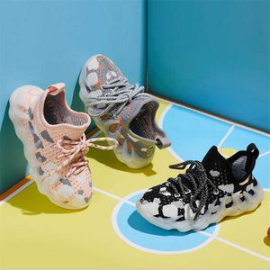 Zapatillas de tenis transpirables para niños, zapatillas para correr para niños, zapatillas ligeras de moda para niños, zapatos informales para caminar para niños G1025 2021