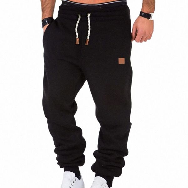 Pantalons respirants pour hommes Pantalons de sport pour hommes respirants avec cordon de serrage à la taille et à la cheville pour le jogging, les entraînements de gym, doux C2mT #