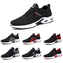 Zapatillas para hombre transpirables Color Color Negro Azul Gris Rojo Al Aire Libre Autilizante Sin Slip Sport Sneakers Tamaño 39-44