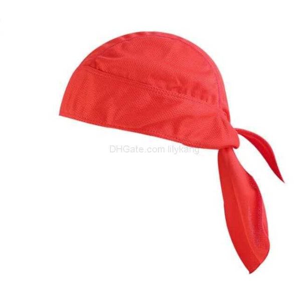 Transpirable Pirate Head envuelve Bandana Hombres Mujeres absorben el sudor gorra de ciclismo deportes debajo del forro del casco Sombrero bicicleta de carretera diadema mtb sombreros Gorras al por mayor