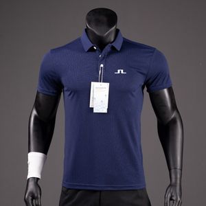 Chemises courtes respirantes, golf décontracté sèche pour hommes à manches estivales rapides à manches estivales 348
