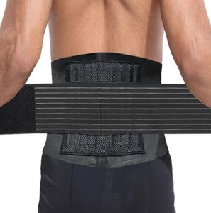 Ademende sporttaspriemgewicht Gewichtheffen squat stalen plaat ondersteuning veiligheid bewaker taille trimmer mlxl black5516472