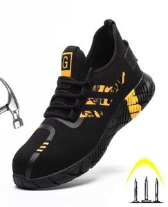 Chaussures de travail de sport respirant pour hommes femmes sécurité légère S3 Peeprection de protection Toe dames zapatillas de seguridad 2112226713318