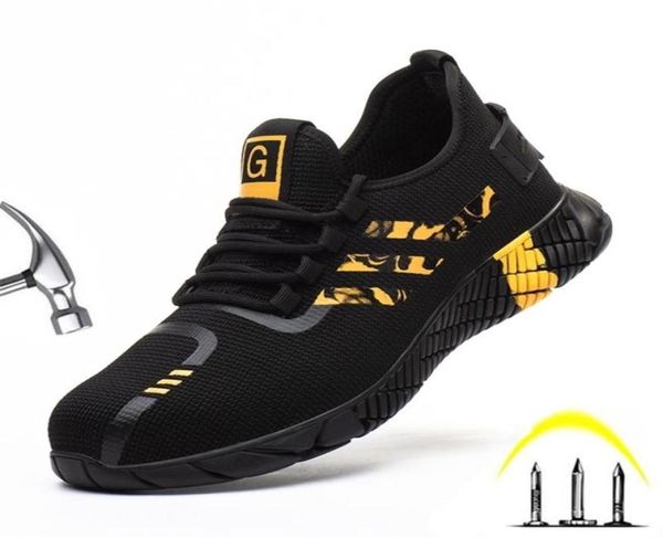 Chaussures de travail de sport respirant pour hommes femmes sécurité légère S3 Peeprection de protection Toe pour femmes zapatillas de seguridad 2112222508282