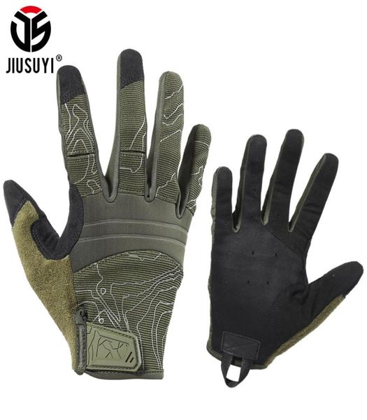 Gants de l'armée tactique respirante Dextérité Paintball Militaire Shoot Airsoft Combat tactile Protteur Full Finger Glove Men 205888013