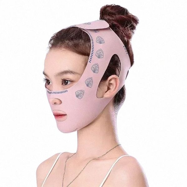 Respirant V Face Band Joue Lift Up Visage Mince Masque Réduire Double Menton V-Line Sha Bandage Anti Rides Visage Bandage k1gZ #
