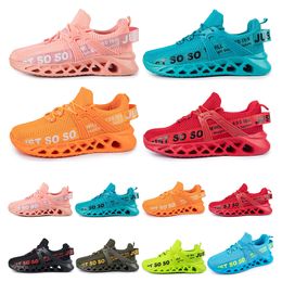 Chaussures gai de femme respirante toile à grande taille Fashion Bulle confortable Bule Green Casual Mens Trainers Sports Sneakers A16 XJ 986 WO 62002