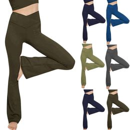 Les leggings de fitness à femmes respirantes LU Lus Fitness High-Waist Collants sportifs doux Pantalons de survêtement Softs Sportswe