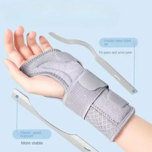 Soporte de muñeca transpirable Profesión de férula Profesional Banda protectora Artritis Túnel Carpal Tendinitis de tendinitis de la mano 240516