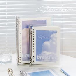 Ademhalingsreeks Loose Leaf Note Sky Cloud Sunset Binder Notebook A5 B5 Waterdichte Cover Memo Diary Office School A6894