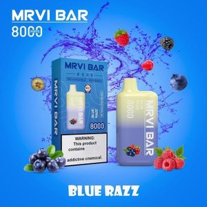 Original MRVI BAR 8000 Puffs jetable Vape Pen E cigarette avec batterie rechargeable 650mAh préremplie 16ml Big Vapor Elfbar 2023 Deive populaire