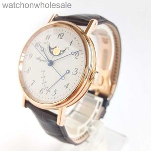 Breget Designer Watches for Women Men Luxury Original Designer Mens Classic Series 18K Rose Gold Automatic Mechanical Watch Heren 7787Br
