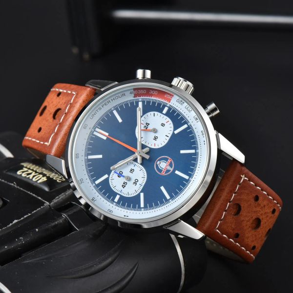 BREI 1884 cinq aiguilles Tous les cadrans fonctionnent Mouvement de designer saphir Montres en acier inoxydable de haute qualité pour hommes Montre de luxe pour hommes Chronographe à fonction complète Horloges