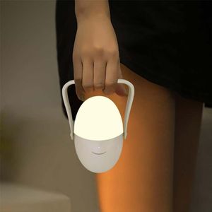 Brelong Fun RGB Egg Rotating Portable Night Light Pareja Multicolor Romantic Multicolor Lights para dormitorio interior218y