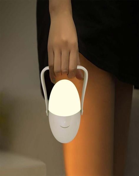 Brelong Fun RGB Egg Rotation de nuit portable couple couple romantique de lumière d'atmosphère multicolore pour chambre à coucher en intérieur6881491