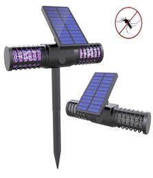 BRELONG tueur de moustique solaire extérieur 15 W UV piégeant la lampe de moustique de pocatalyseur électronique d'absorption physique avec le contrôle de la lumière 3958409