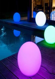 Brelong Oplaadbare kleur LED Ball Light Sferisch ballicht met afstandsbediening Home Pool Party Dimable Night Light 12cm6580798