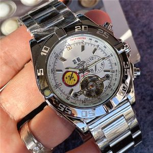 Betiling horloge U1 Top AAA Breiting Watch Super-Ocean roestvrij staal roterende bezelheren horloge automatisch mechanisch rubberen band horloges breightling d468