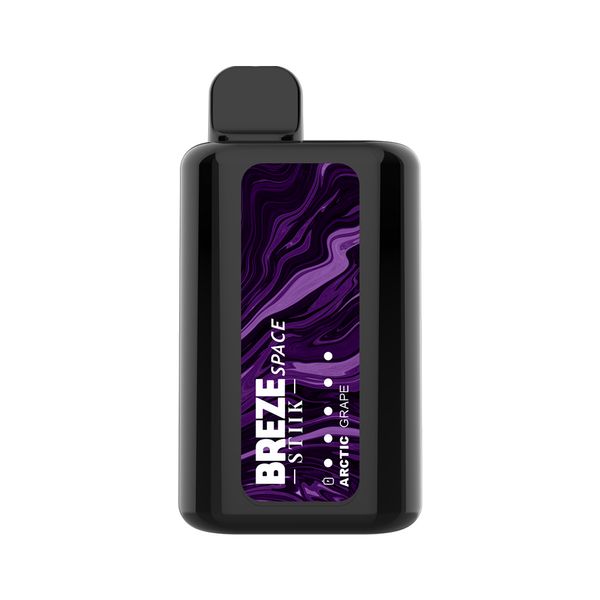 Breze Space Stick 6000 Puffs Dispositif de vape jetable Batterie non rechargeable de 1500 mAh avec indicateur de batterie à 5 LED