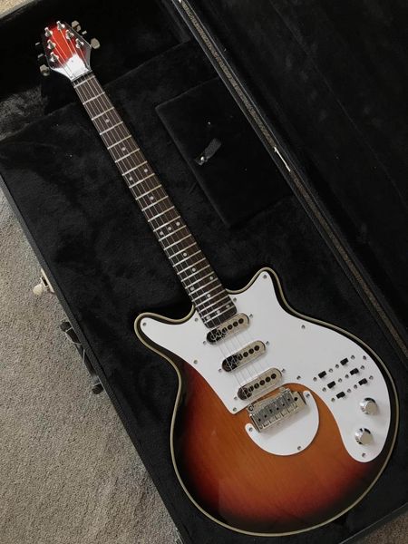 Brian May Guitare électrique Alnico V Burns Style Tri-Sonic WK Tremolo Bridge 24 frettes Choisissez différentes couleurs