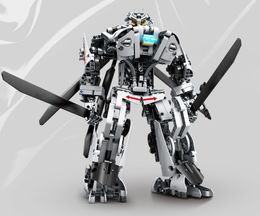 Baksteenblokken Minifiguren Transformer Robots Gewapende Wltoys Helikopter Drone Model Transformator Speelgoed Dubbele vorm Bouwsteen Lepin Speelgoed voor kinderen Kerstcadeau