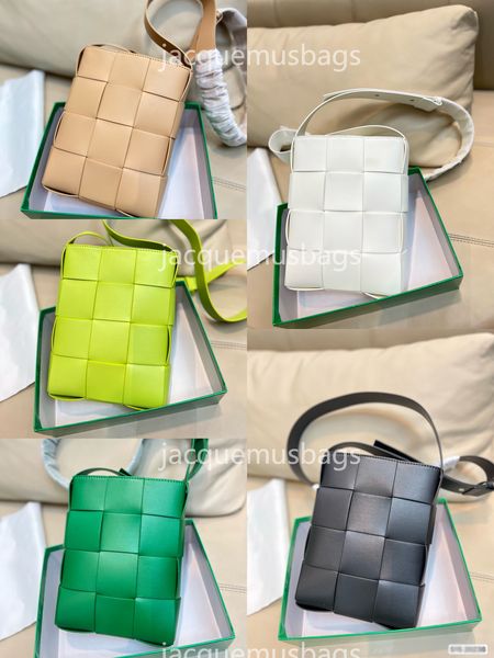 Brick Candy Cassette Phone Bag Designer Luxury Oblique Straddle Bags Venetas Female Cassette New Small Square Bag con color Size22-16cm