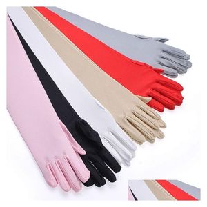 Gants De Mariée Pour Femmes Longue Protection Uv Gant Soirée Banquet Bras Main Manches Événements Accessoires En Gros Drop Delivery Dh2Pd