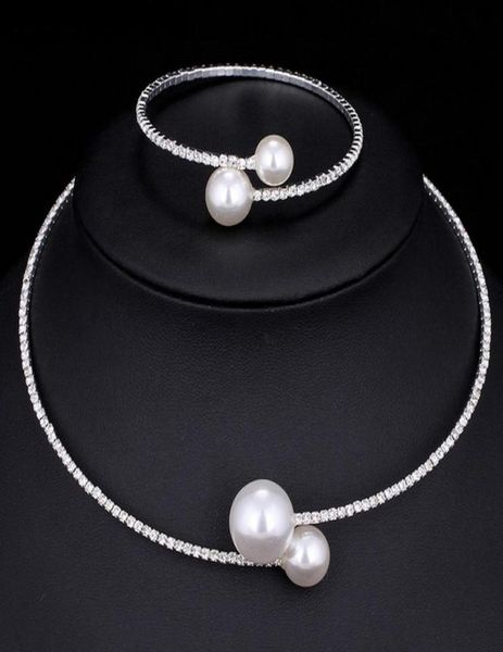 Collier de mariée et bracelets Accessoires Bijoux de mariage Bijoux de mariage Perle Perle ACCESSOIRES ACCESSOIRES BRACTES BRACTS N2281929