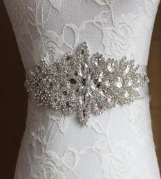 Faja nupcial boda princesa cinturón de diamantes de imitación niña flor vestido de dama de honor accesorios de boda cinta multicolor 9305097