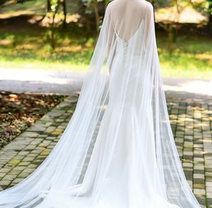 Châle de mariée enveloppe avec mariage luxueux 2m * 3m Mariage Cape Cloak avec manteau de veste féminin