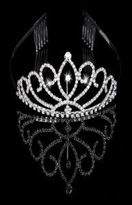 Diadèmes de mariée couronnes avec strass bijoux de mariée concours 2019 soirée bal de promo spectacle spectacle diadèmes de mariage en cristal Ac3268532