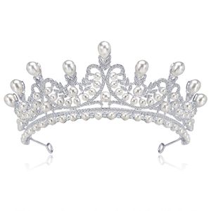 Bruids Tiara's met Steentjes Bruiloft Sieraden Meisjes Headpieces Verjaardag Party Performance Pageant Crystal Crowns Wedding Accessoires BW-DA010