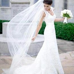 Bridal Veils Bride Wedding Long Cathedral Drop Simple Soft Tulle Single 1T / 1 Tier