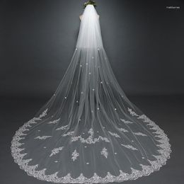 Voiles de mariée Ding Yaoda Veil Trailing White 3m Double Veiled Wedding