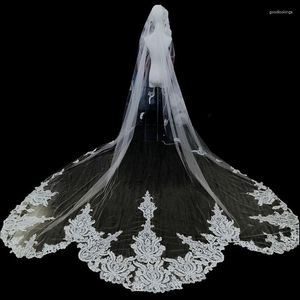 Veils de mariée Dingyaoda Industrie lourde en dentelle à haute teneur en dentelle à haute queue